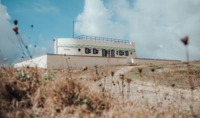 Barge a Ground in the Sand Dunes