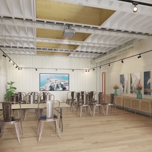 A conference room