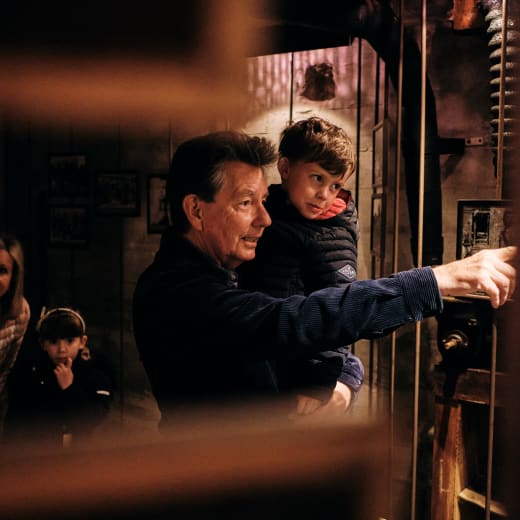 La Hougue Bie family in forced workers exhibition