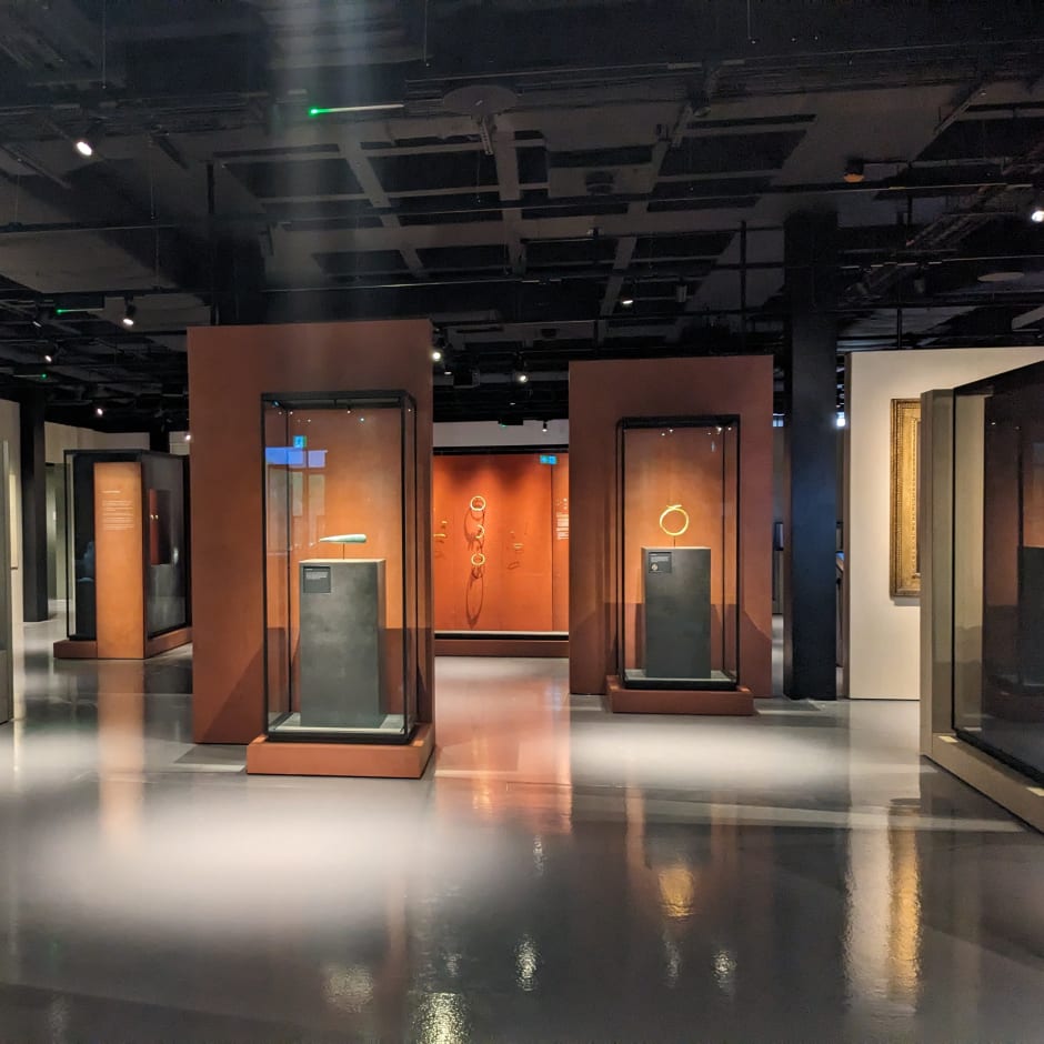 An exhibition space