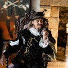 Person in Elizabethan costume