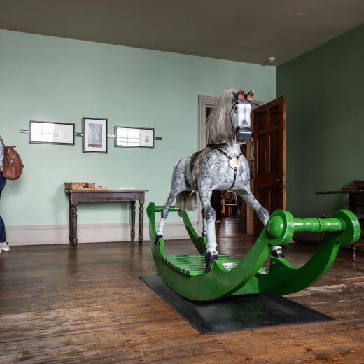 a rocking horse