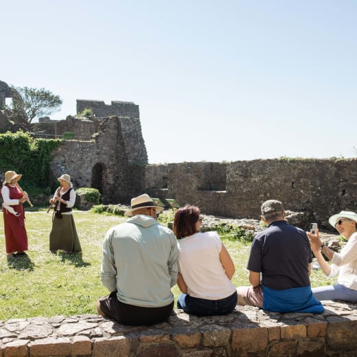 people watch a musical performance