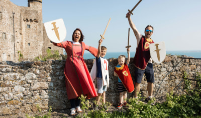 Family play dress up