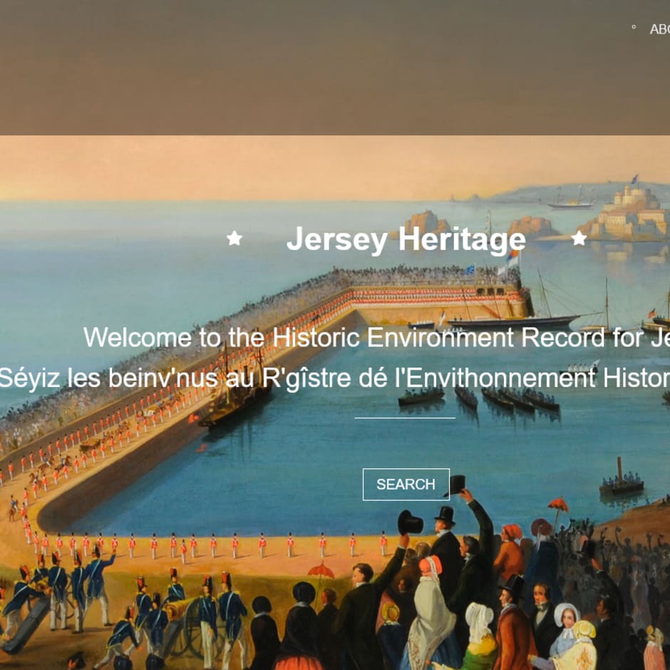 Shot of a website home page
